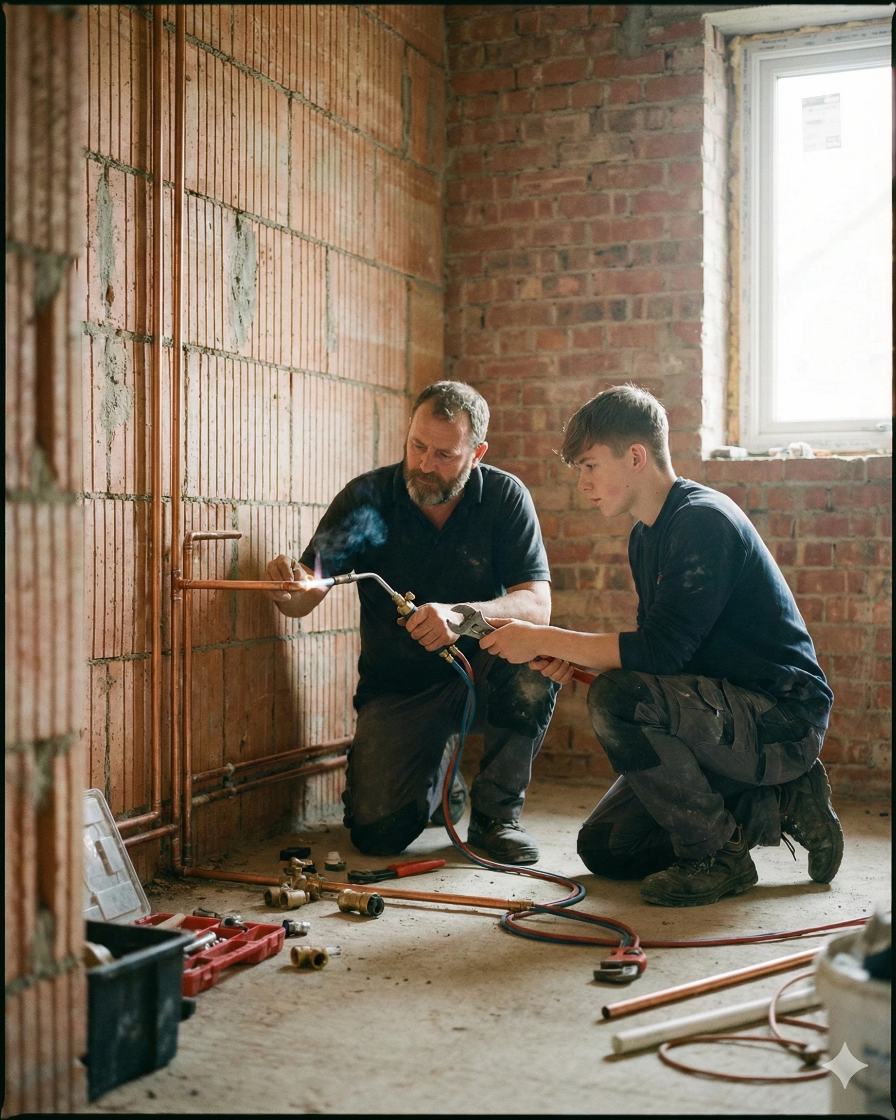 Auftrag: Handwerker gesucht. Maler, Klempner und Innenausbau in Rieps